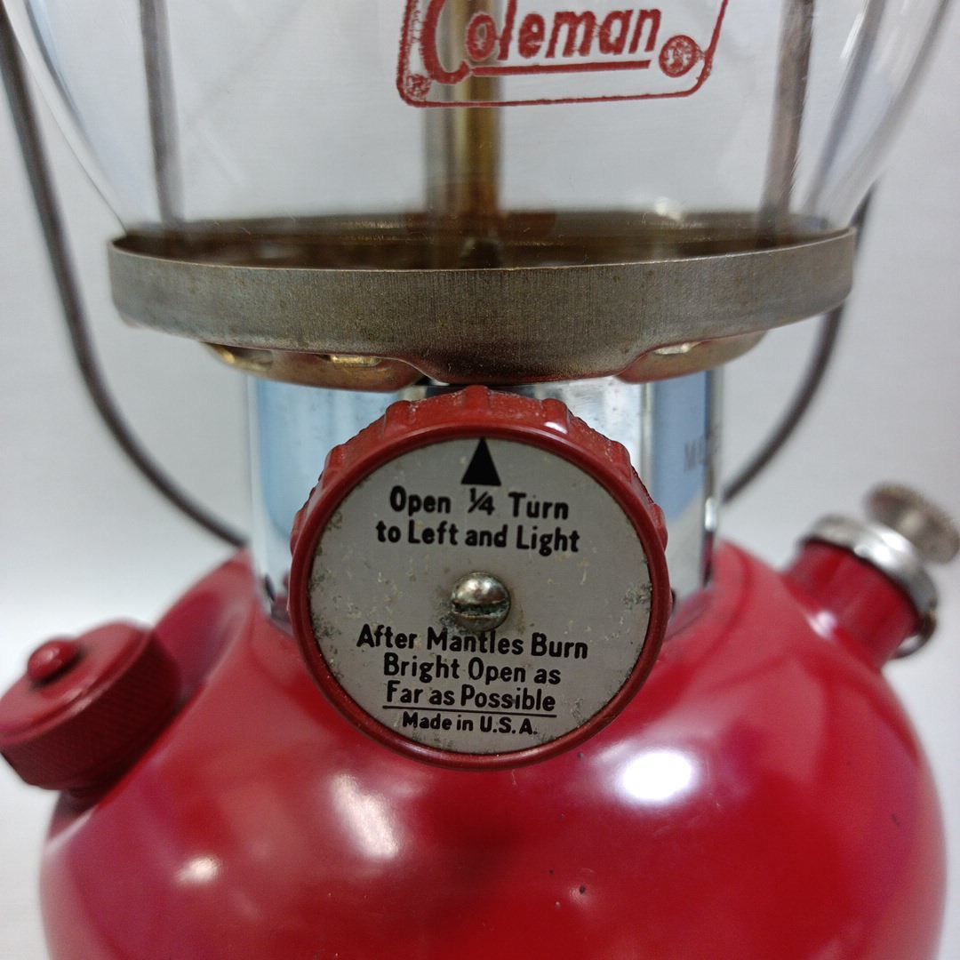 【整備済】Coleman 200A ダークチェリー レッドボーダー 1962年10月 ハイベンチ ベークライトダイヤル ◆3109/宮竹店の画像3