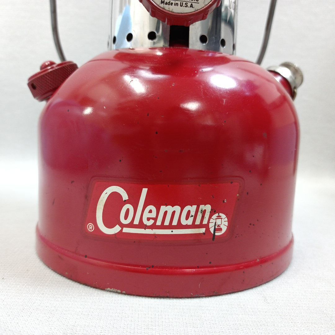 【整備済】Coleman 200A ダークチェリー レッドボーダー 1962年10月 ハイベンチ ベークライトダイヤル ◆3109/宮竹店の画像2