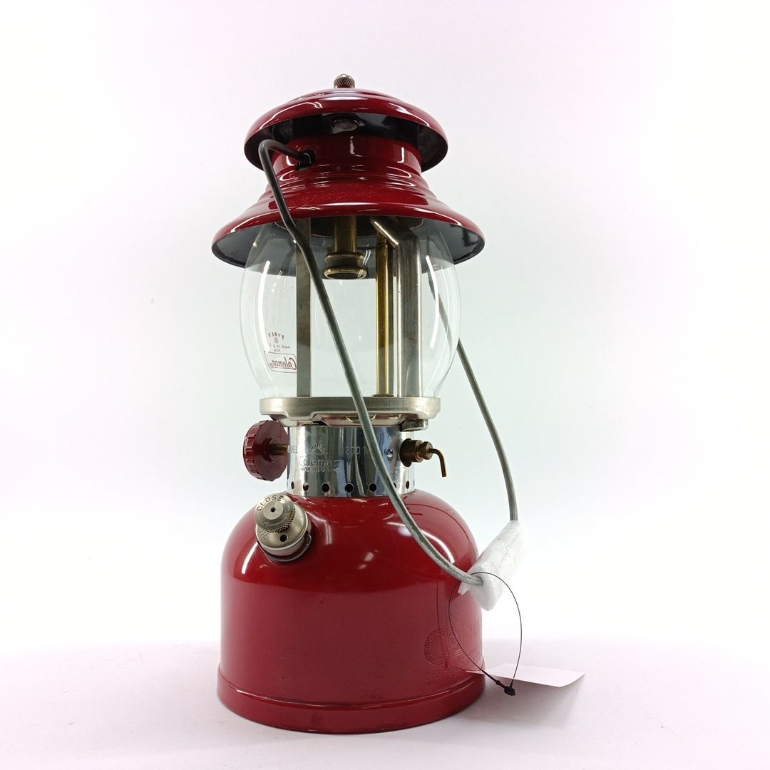 美品】Coleman 200A ランタン レッドボーダー 1963年1月 ホワイト