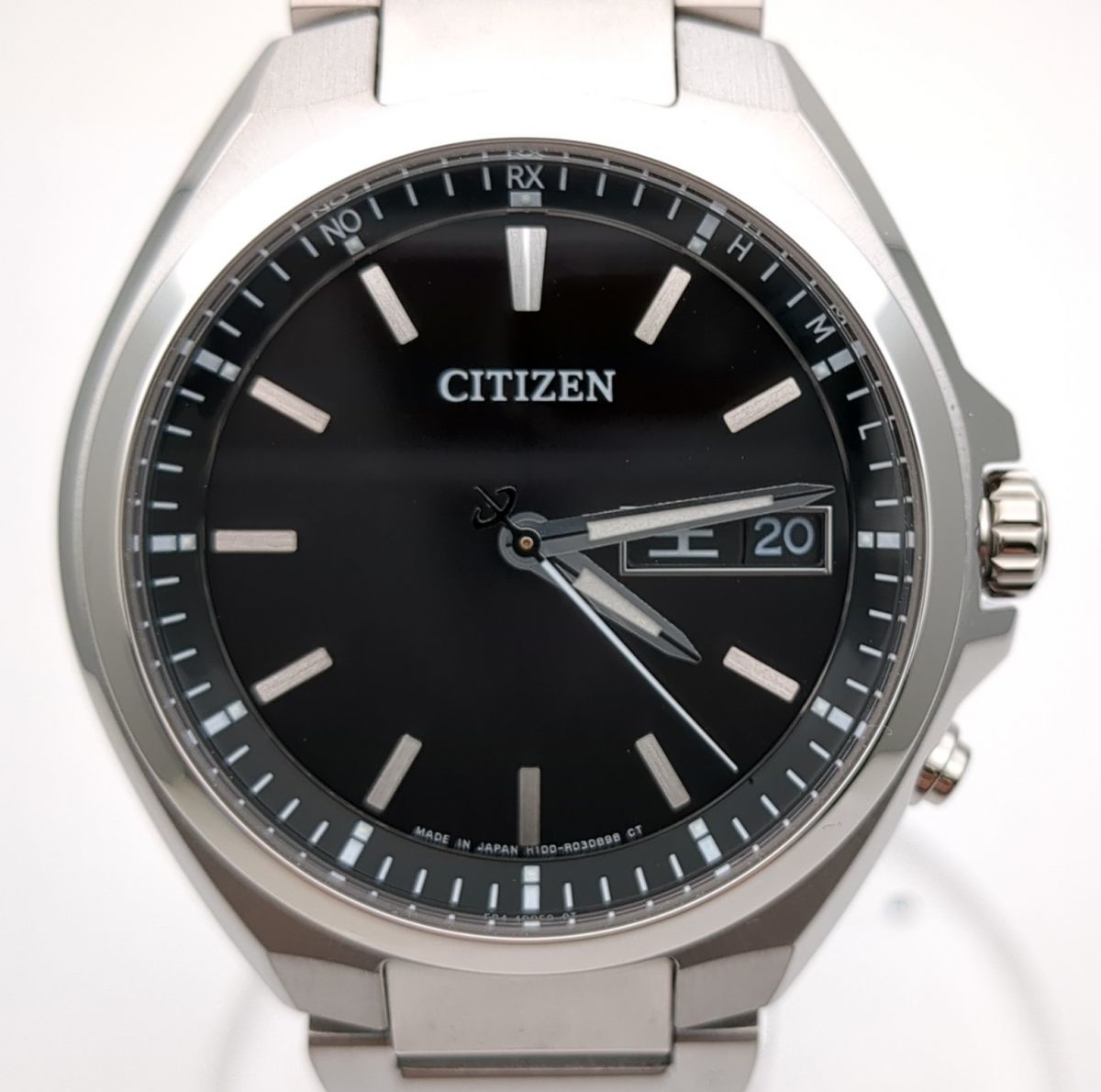 格安 AT6070-57E H100-R014234 ATTESA CITIZEN ステンレススチール