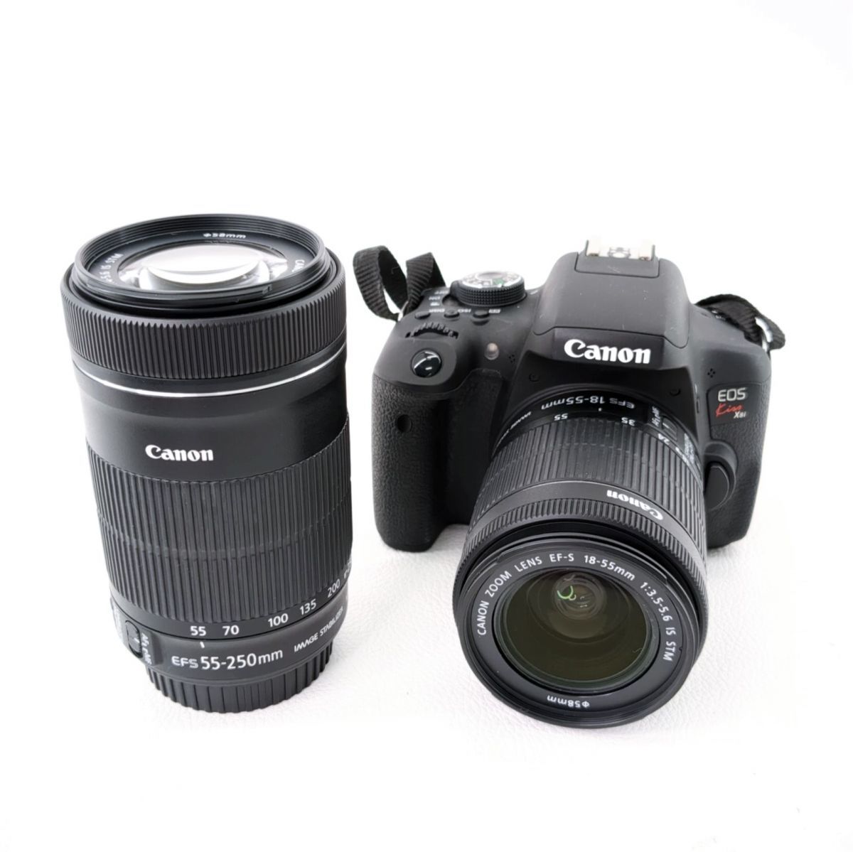 CANON キヤノン eos kiss x8i ダブルズームキット 2420万画素 レンズ18