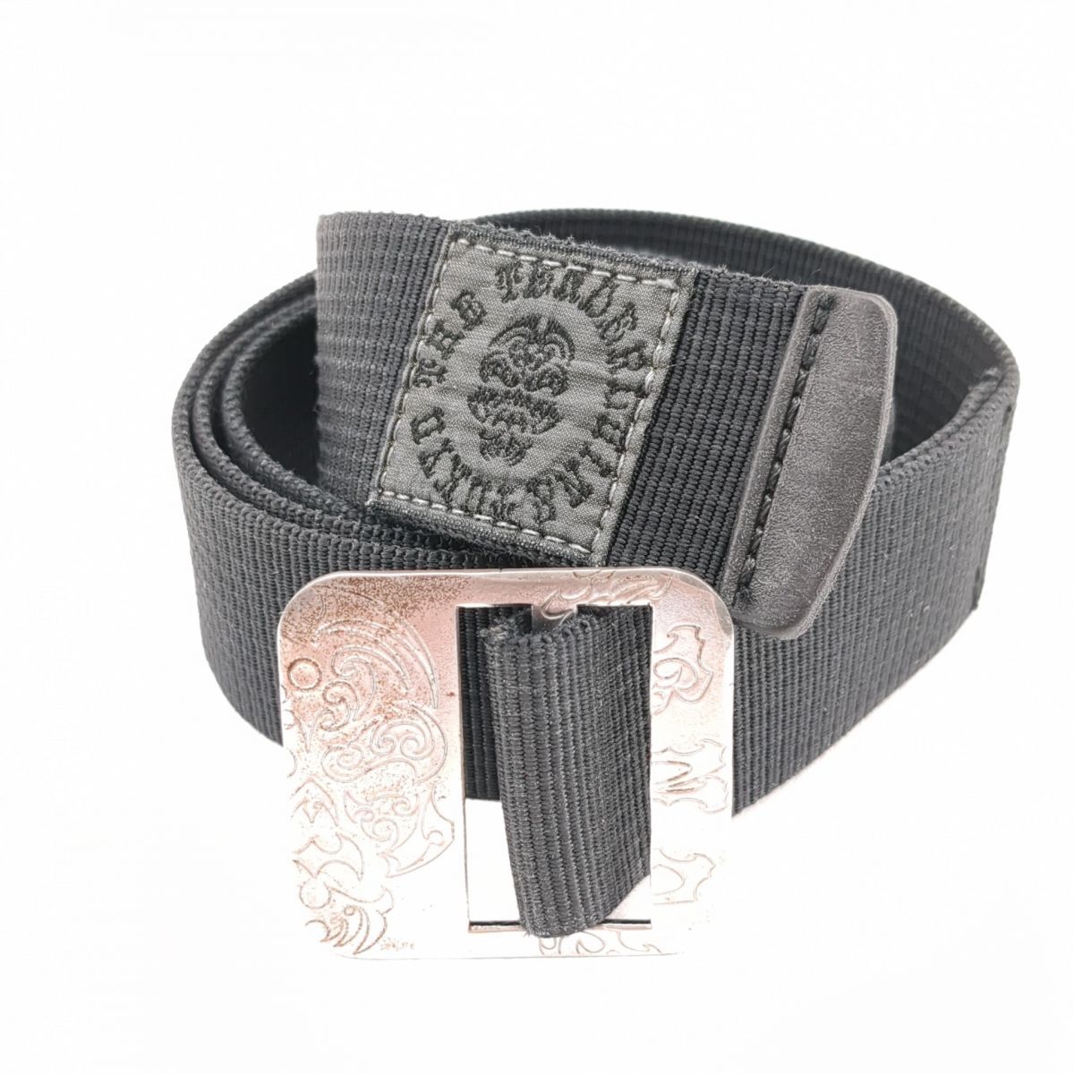 TENDERLOIN×HOSANNA ベルト ブラック T-BELT ボルネオスカル ※バックル