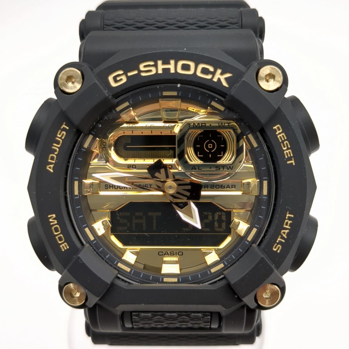 CASIO G-SHOCK GA-900AG-1AJF ブラック ゴールド文字盤 クォーツ 腕時計 ジーショック カシオ ◆3109/宮竹店