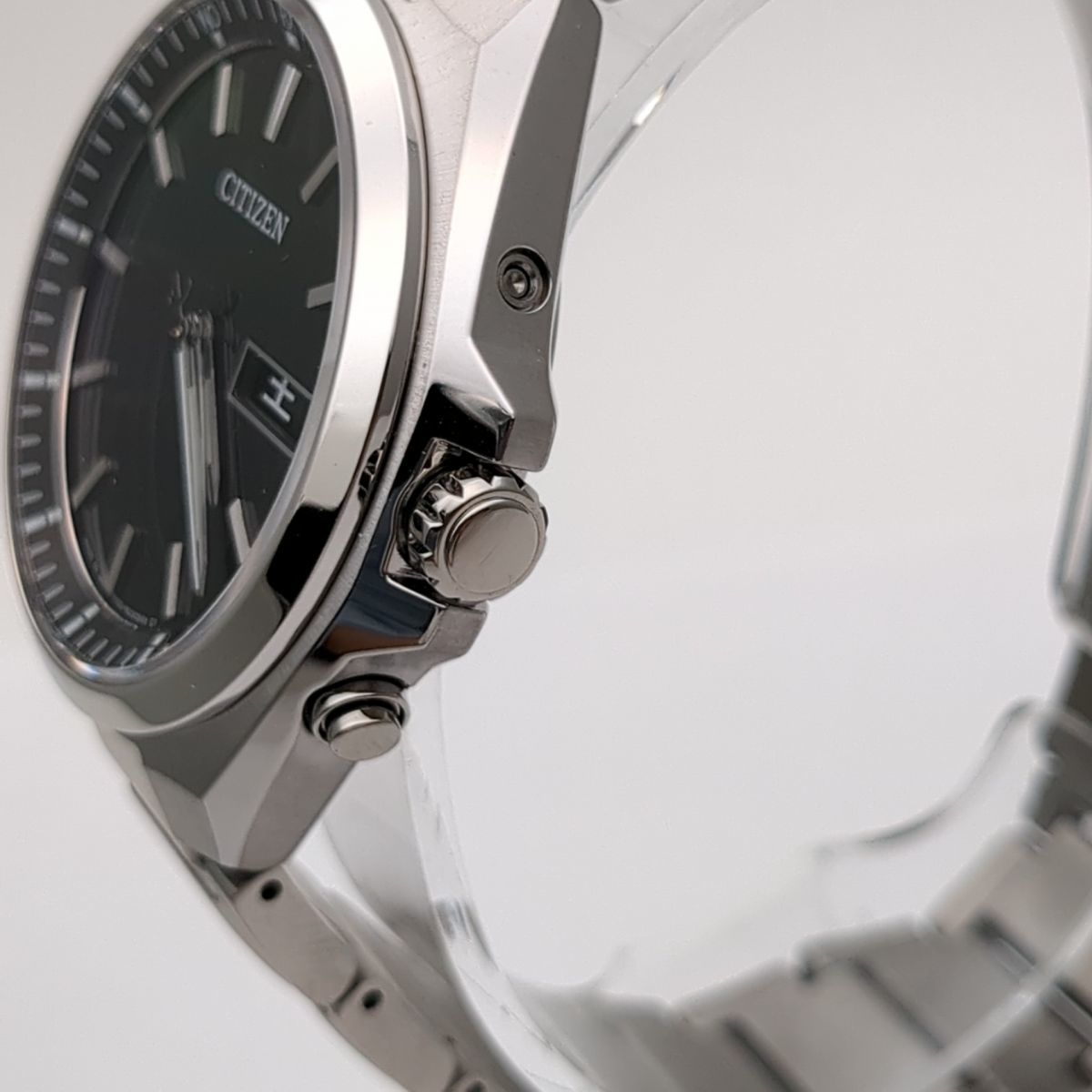 格安 AT6070-57E H100-R014234 ATTESA CITIZEN ステンレススチール