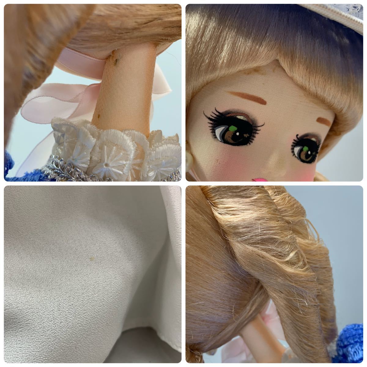 Y□ 昭和レトロ SUKIYO DOLL スキヨドール リボン フランス人形 Y□ 昭和レトロ SUKIYO DOLL スキヨドール リボン フランス人形