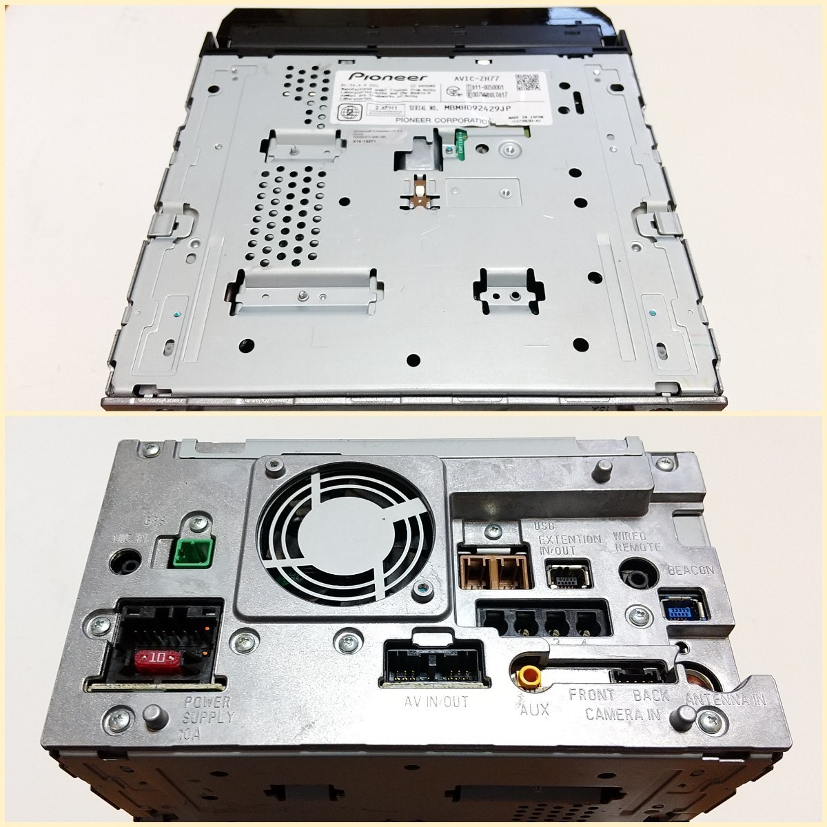AVIC-ZH77 美品 最新2022年4月更新地図2022年オービス 新品パネル