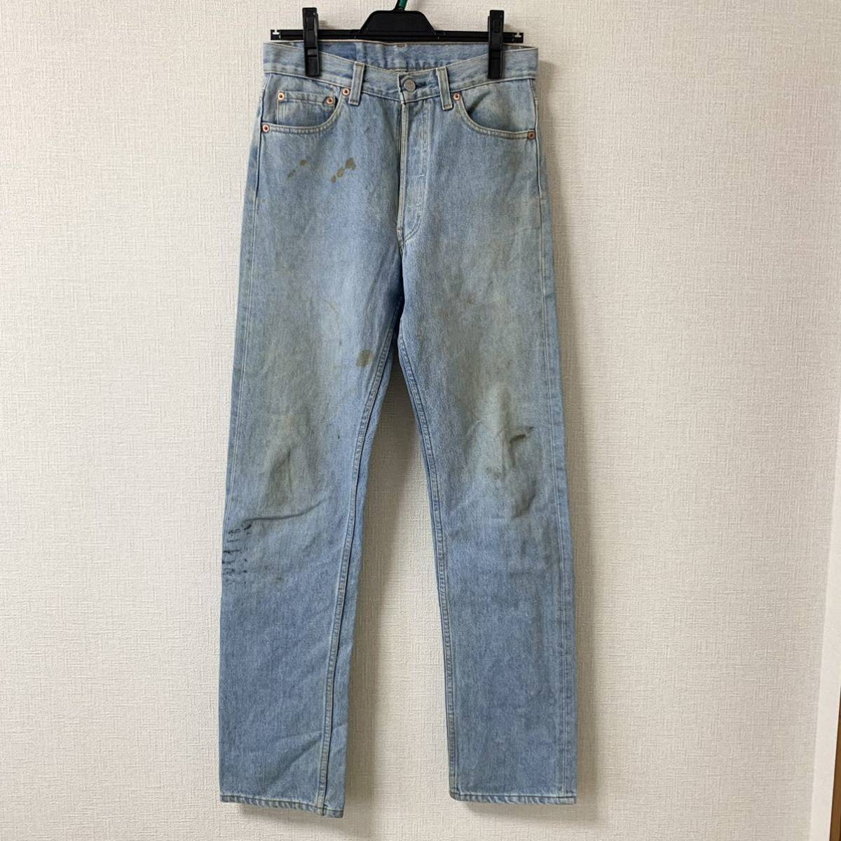 90s 90年代 levis リーバイス 501 W30 usa製 デニム 古着 vintage ヴィンテージ ビンテージ グランジ ジーンズ パンツ オールド アメリカ製_画像1