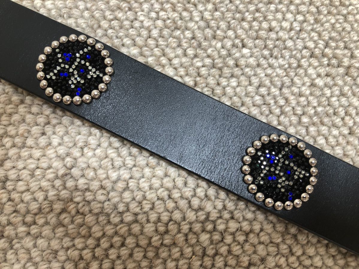 JEYED ジェイド ベルト スワロフスキー&スタッズ 黒 Sサイズ JEYED ジェイド ベルト スワロフスキー&スタッズ 黒 Sサイズ