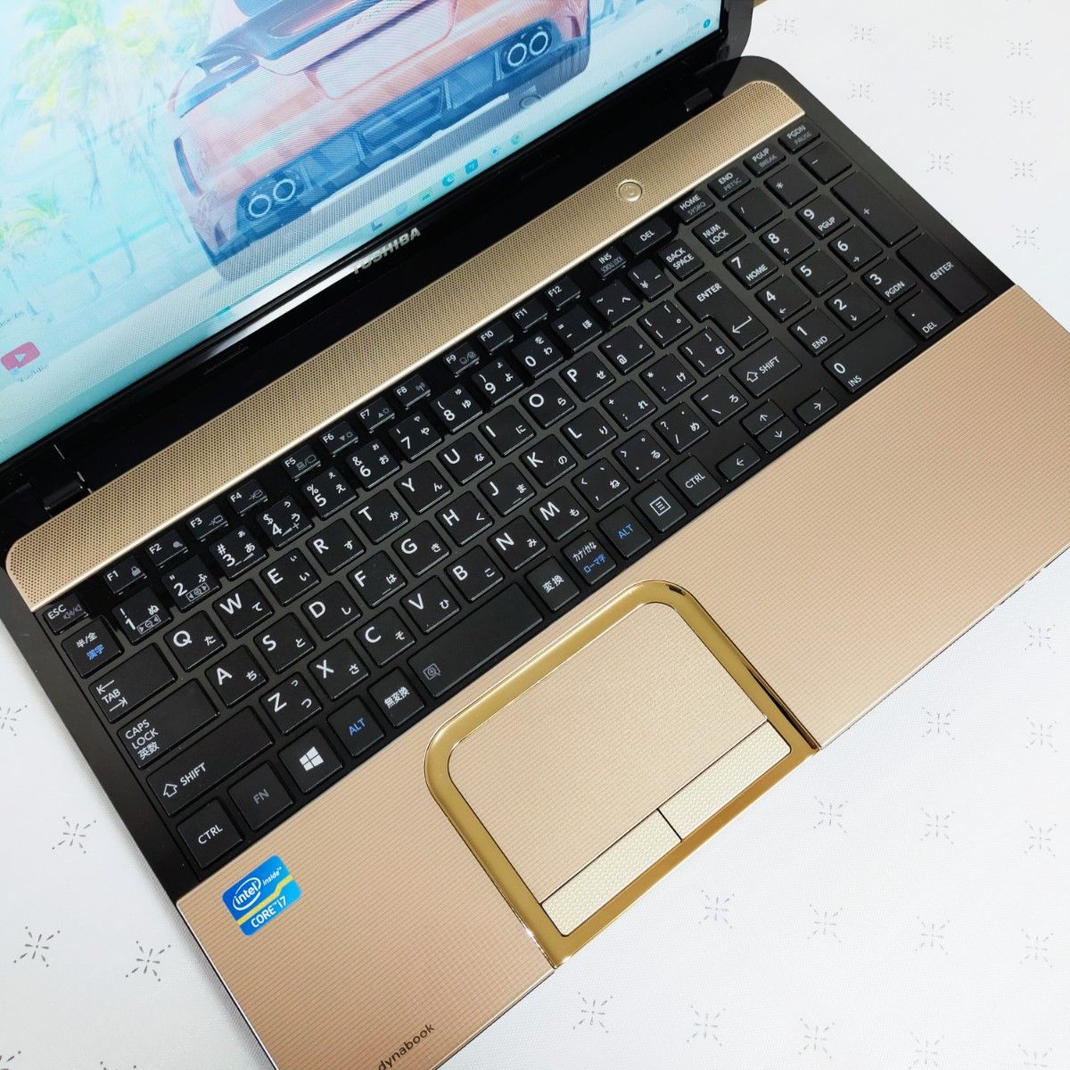 最上位i7】超大容量SSD1TB ゴールドノートパソコン 金 メモリ8GB 美品
