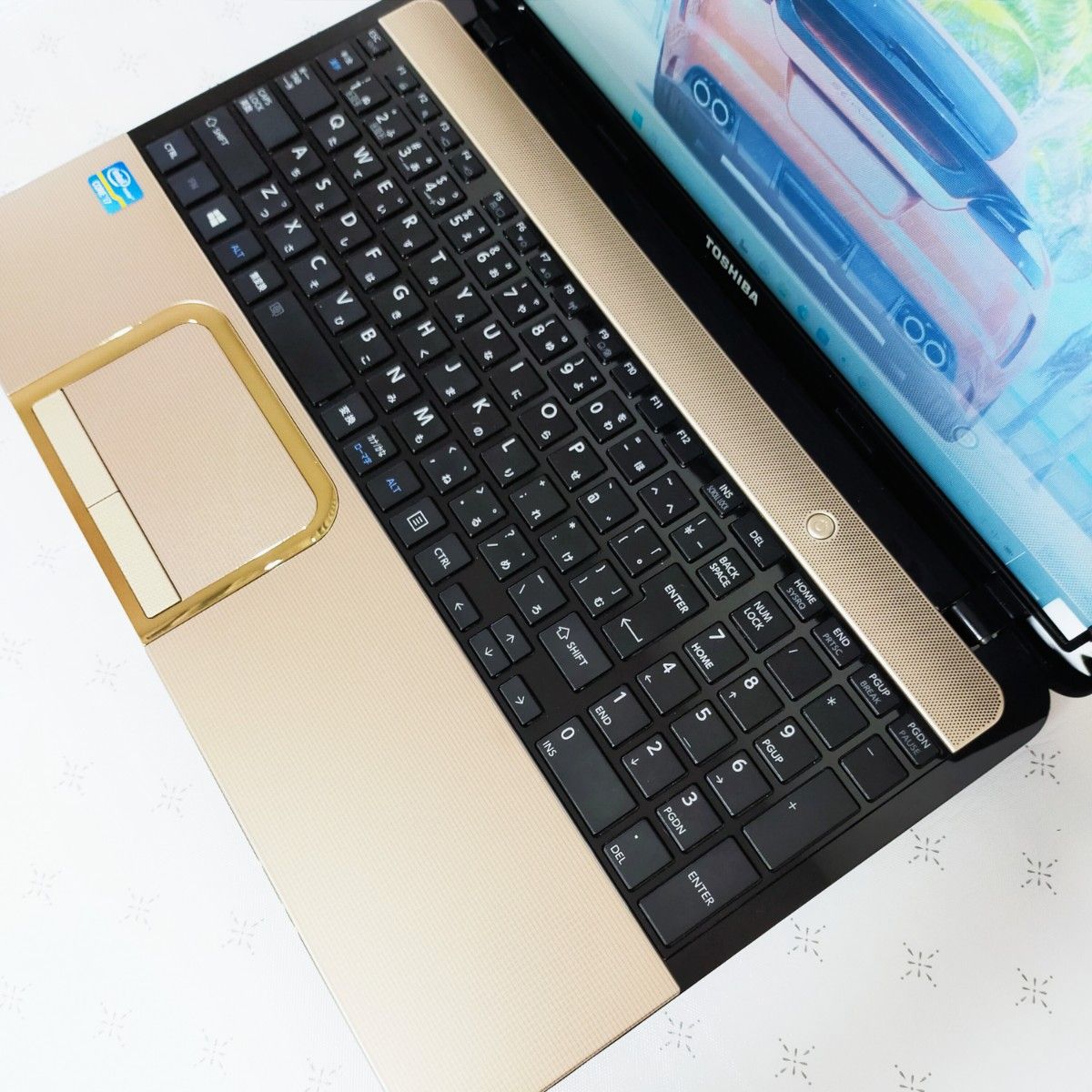 最上位i7】超大容量SSD1TB ゴールドノートパソコン 金 メモリ8GB 美品