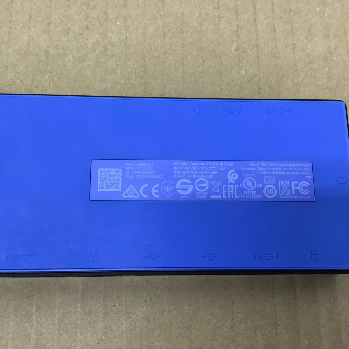 [2305027803-4]HP USB-c Dock G4do King station HSTNH-U601..