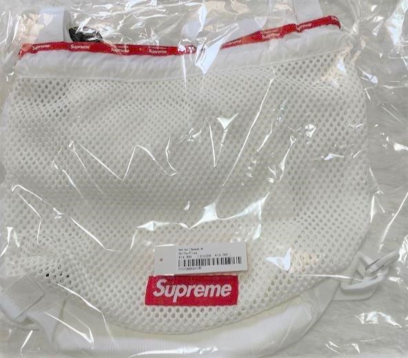 新品未開封品 SUPREME mesh small backpack White 23SS 白 ホワイト