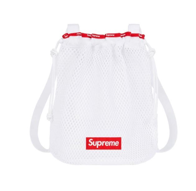 新品未開封品 SUPREME mesh small backpack White 23SS 白 ホワイト