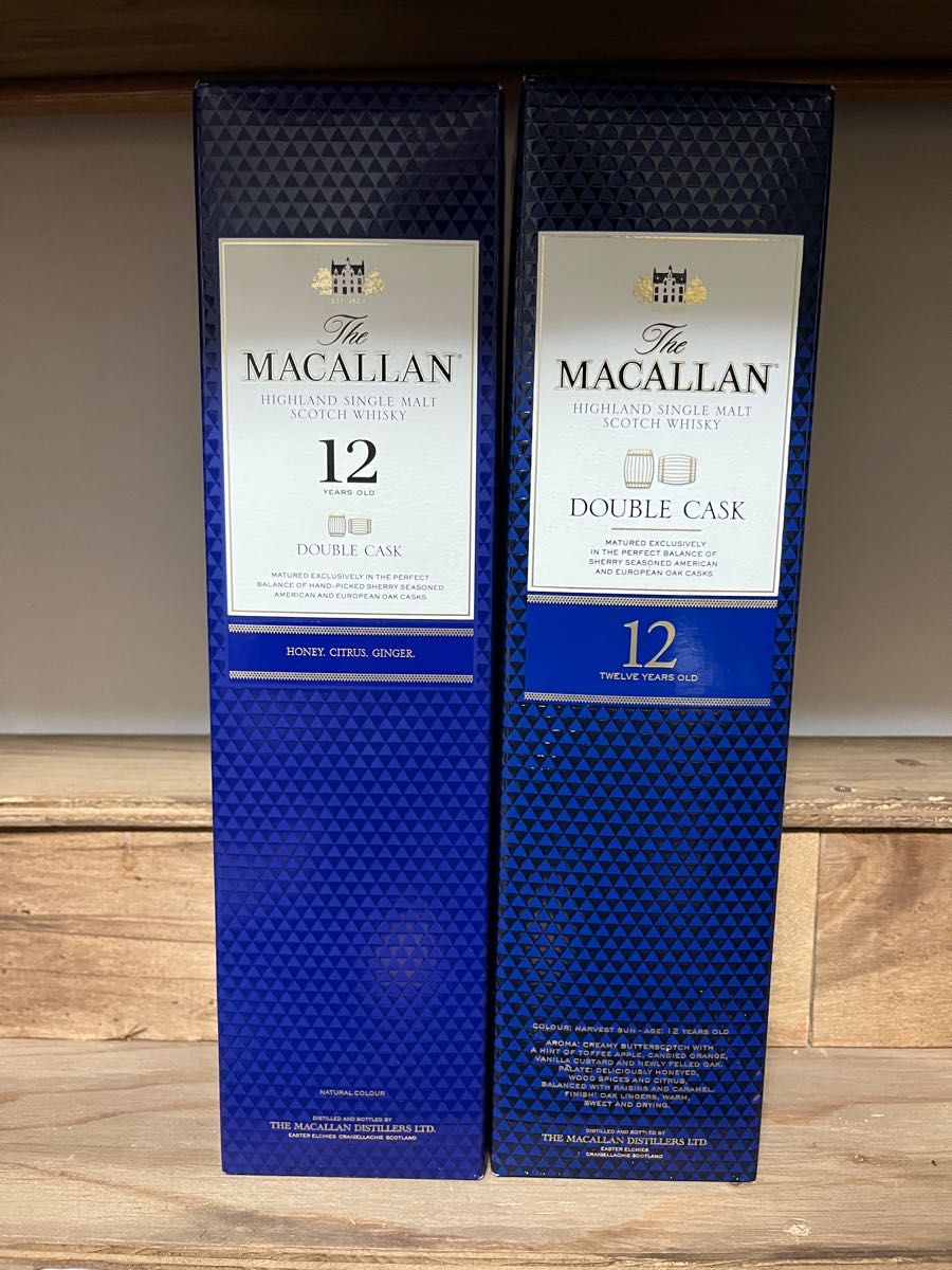 マッカラン12年 MACALLAN ダブルカスク 新旧ラベル 古酒｜PayPayフリマ