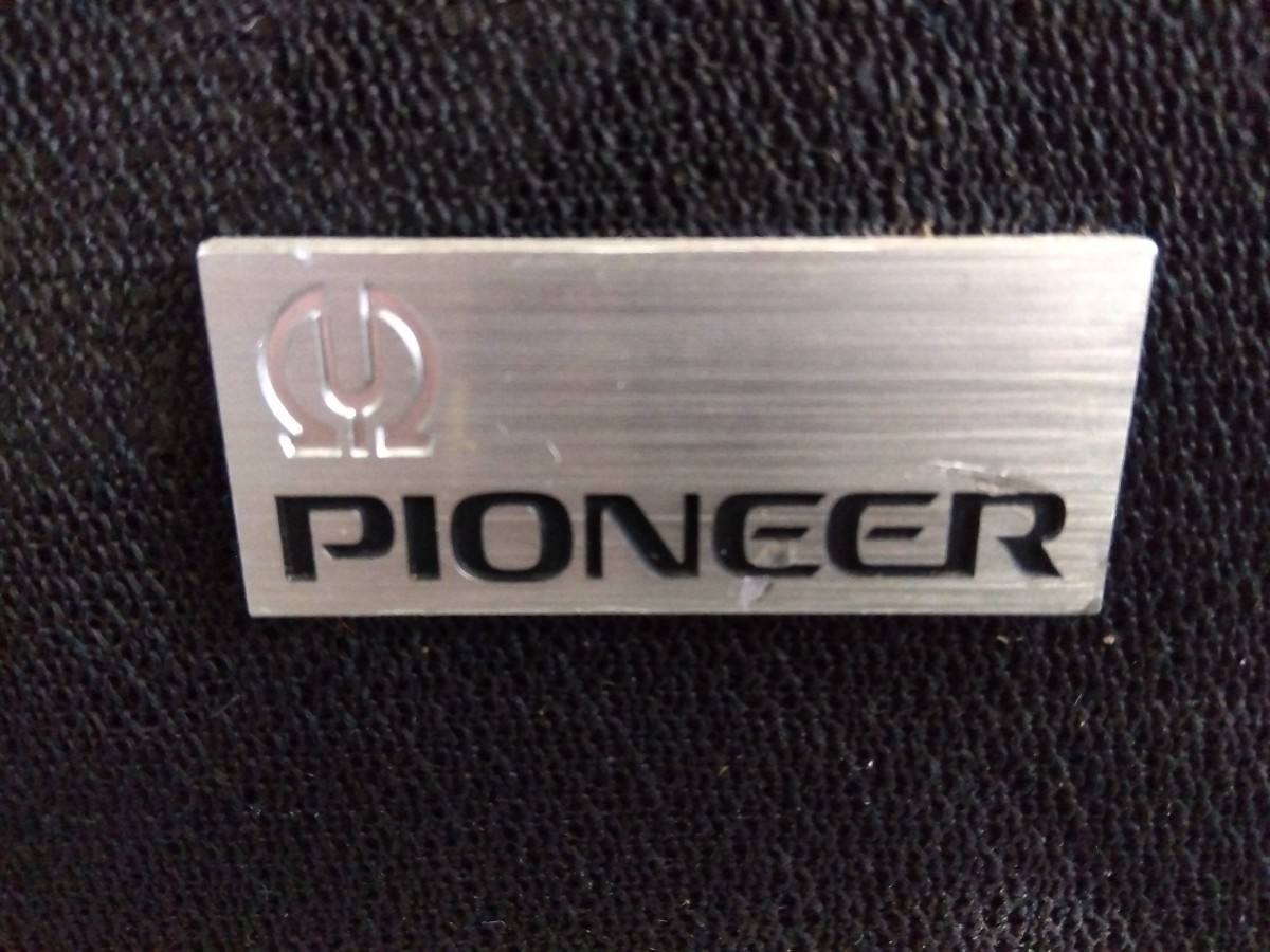 Pioneer CS-T66 スピーカー、60W、8Ω、サイズ1台あたり、幅35×奥行32×高さ61ｃｍ、数十年間保管の為、詳細わかりかねます「ジャンク品」_画像6