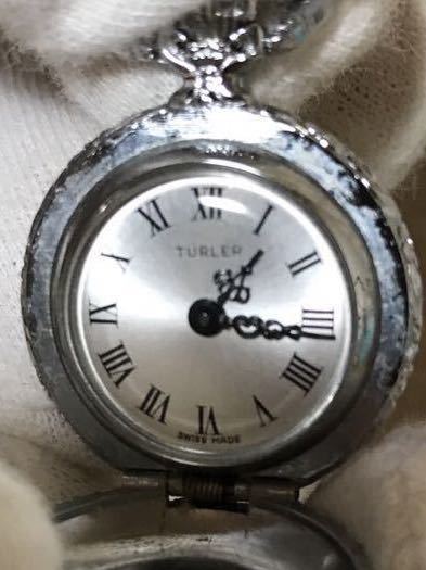 正式的 手巻き ヴィンテージ 懐中時計 TURLER 稼働品 レア 希少 Y0191