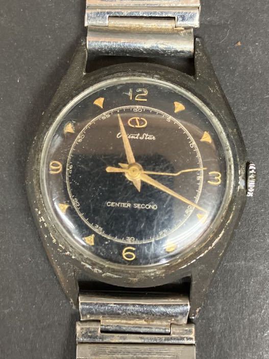 100%本物 Y0206 1950年年代製造 希少 Orient star 筆記体 初期型 center second 手巻 黒文字盤 稼働中 ジャンク アナログ(手巻き) 100%本物 Y0206 1950年年代製造 希少 Orient star 筆記体 初期型 center second 手巻 黒文字盤 稼働中 ジャンク アナログ(手巻き)