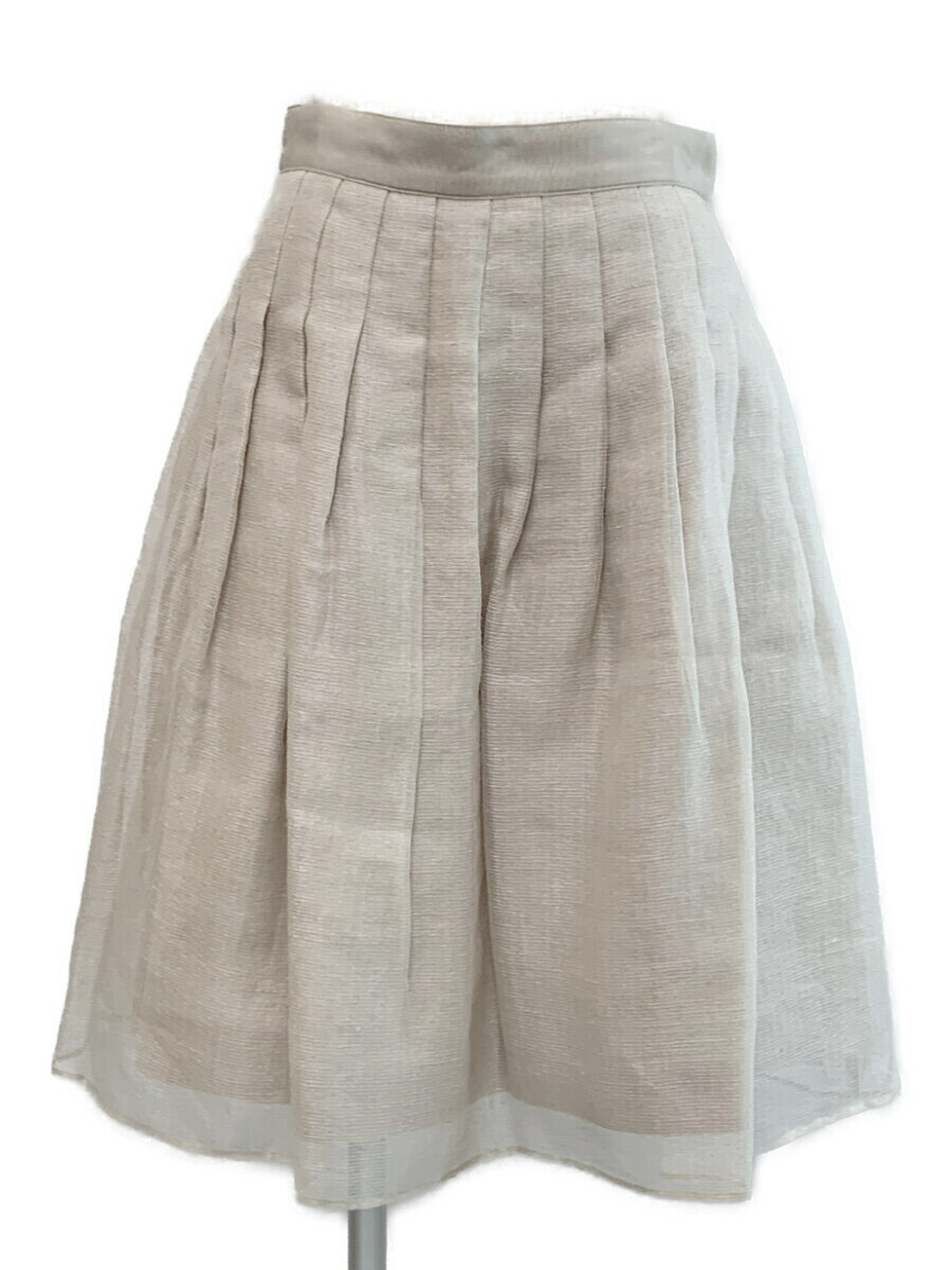 本物の Skirt スカート フォクシーブティック シルク 38 リネン混
