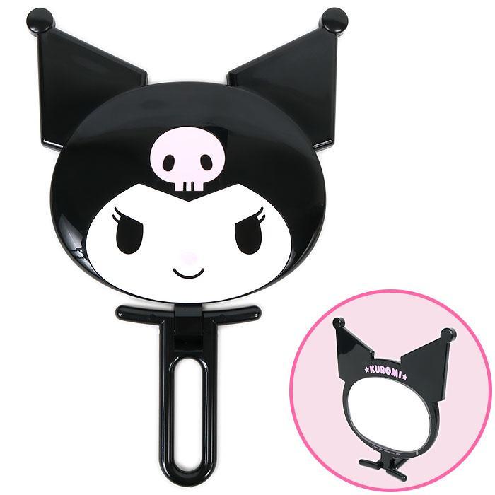  black mi face shape hand mirror stand mirror hand-mirror Sanrio sanrio lovely 