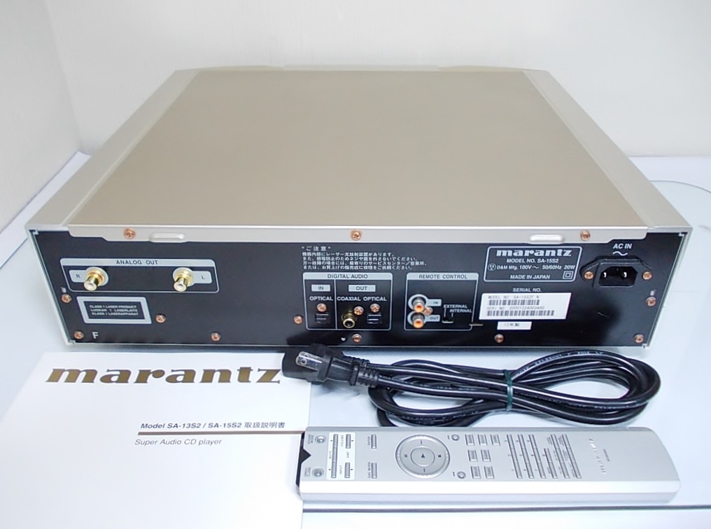 marantz SA-15S2 マランツ SACD/CDプレイヤー marantz SA-15S2 マランツ SACD/CDプレイヤー