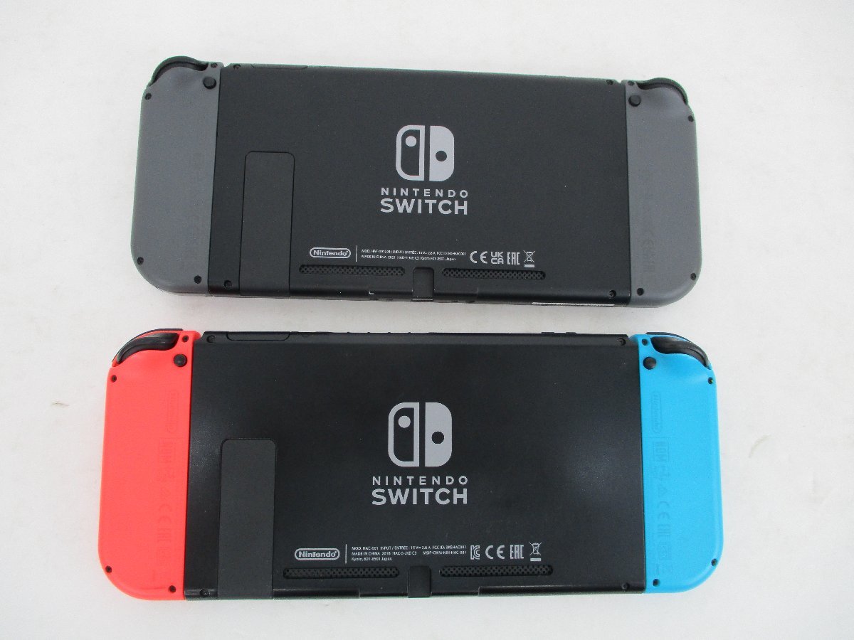 限定品安い Nintendo Switch - Nintendo Switch 本体 2台 ジャンク品