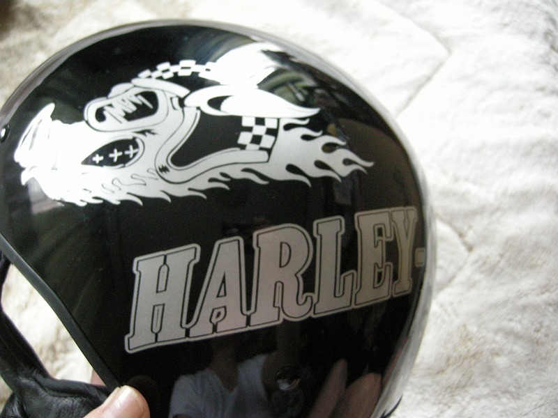  Harley оригинальный шлем XL чёрный load wild ho  свечение dopigROAD WILD HOG