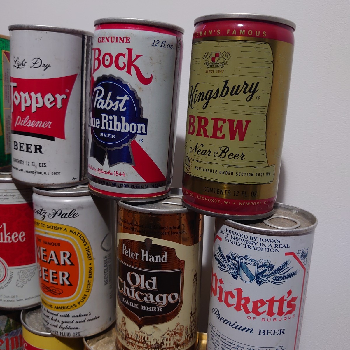 ☆ ビンテージ ビール缶 25缶セット ディスプレイ ヴィンテージ 缶
