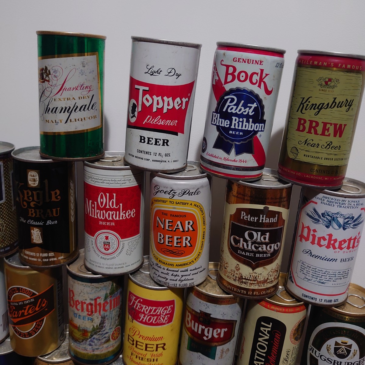 ☆ ビンテージ ビール缶 25缶セット ディスプレイ ヴィンテージ 缶