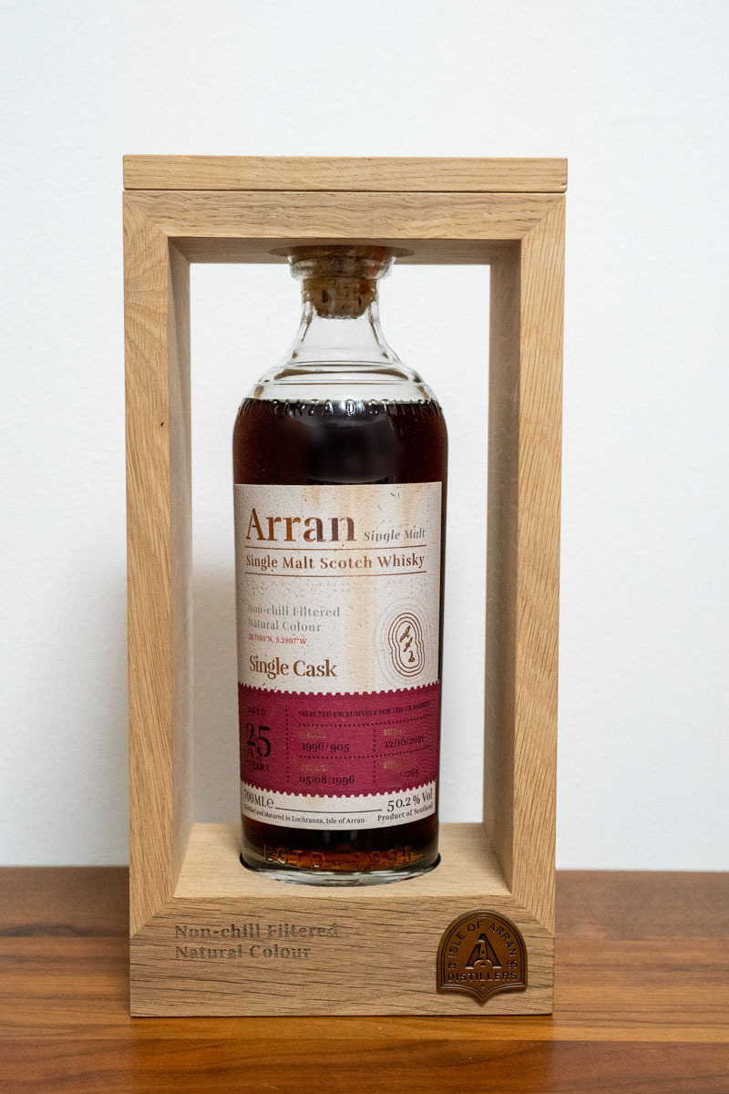 ☆訳アリ☆アラン25年 Arran 25 シングルカスク UK限定版 www