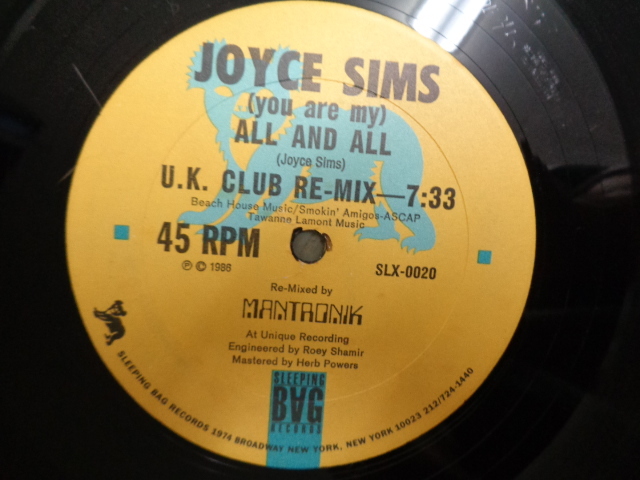 JOYCE SIMS/ALL AND ALL(THE U.K. RE-MIX)/4681_画像4