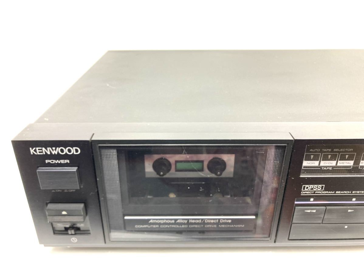 外装美品 KENWOOD ケンウッド　KX-880SR II カセットデッキ　 現状品　本体のみ_画像2