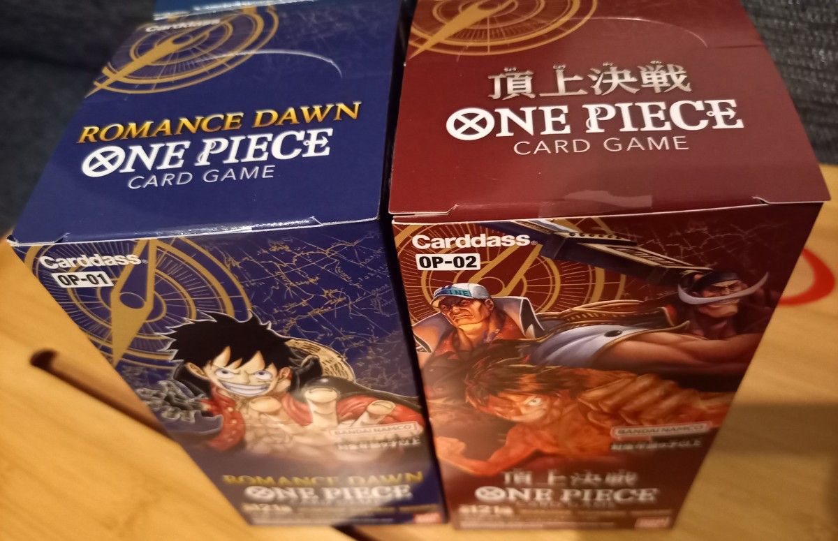 ワンピースカードゲーム 第1弾 ROMANCE DAWN~最新弾 謀略の王国各1BOX