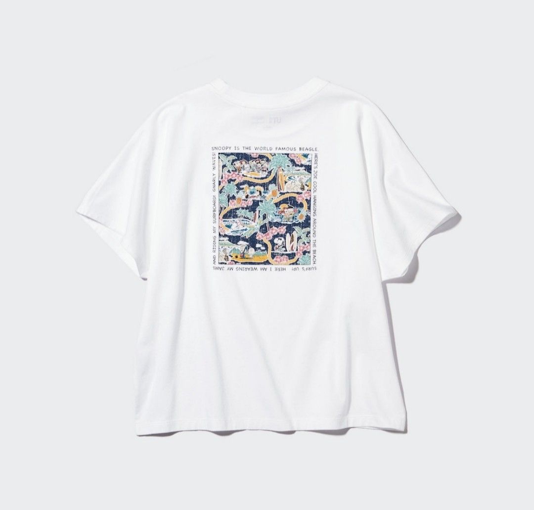 レインスプーナー ピーナッツ コラボ  Tシャツ L UNIQLO バックプリント スヌーピー 綿 コットン