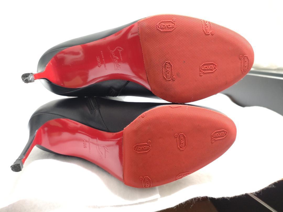 クリスチャンルブタン ロングブーツ FIFI BOTTA 85 KING CALF 黒 38.5