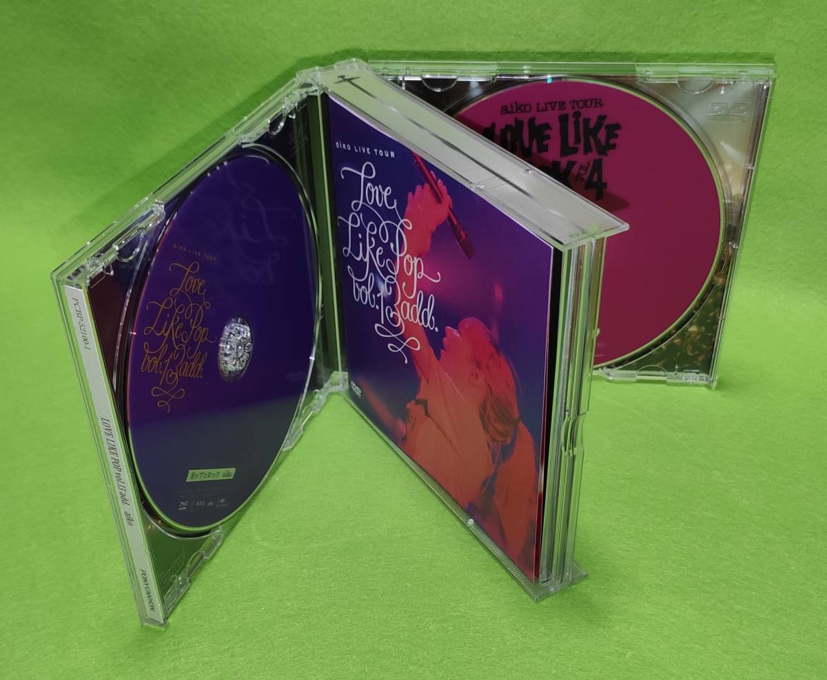 アイコ aiko　ポップとロック　２枚組DVD＿LOVE LIKE POP vol.13 add.、LOVE LIKE ROCK vol.4（中古）_ＤＶＤケースを開いた図その３