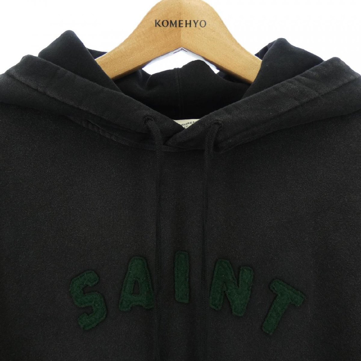 買収 サンローラン SAINT LAURENT パーカー YSL フーディ フランス製