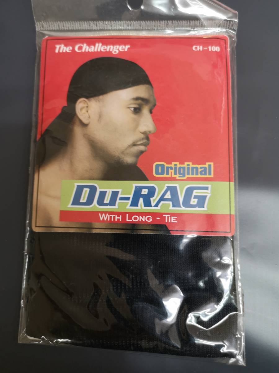 ドゥラグ DU-RAG インナーキャップ ストッキング インナーヘッドギア バンダナ ダンス ブラック