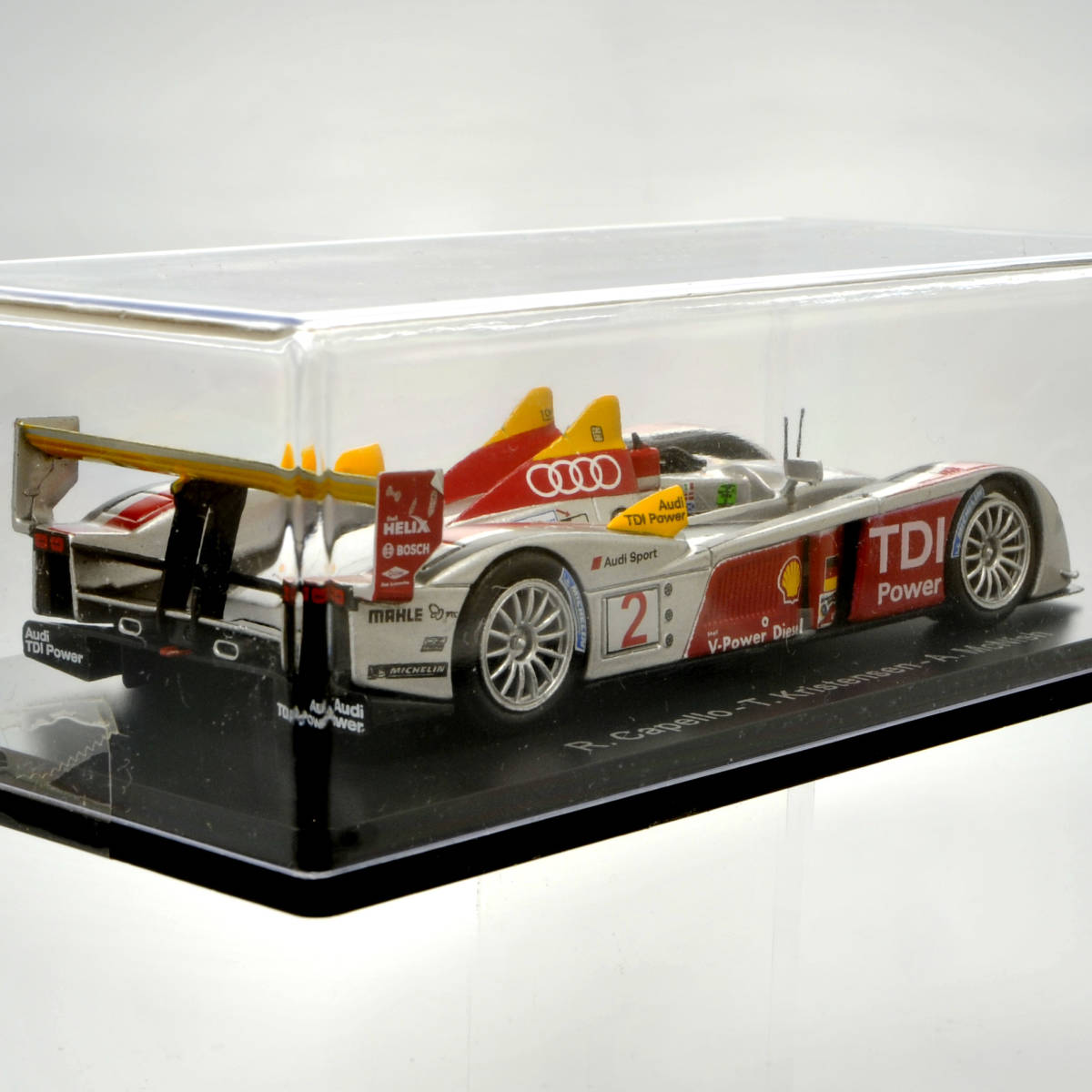 アウディAudi R10 TDI（2008）★1/43・ダイキャスト　ル・マン 24時間レース カーコレクション　6号　アシェット_画像2