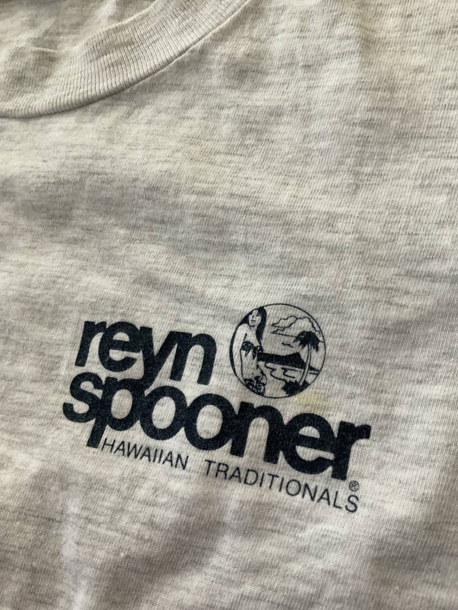 reny spooner MEDIUM Hawaiian traditional Tシャツグレー_画像10