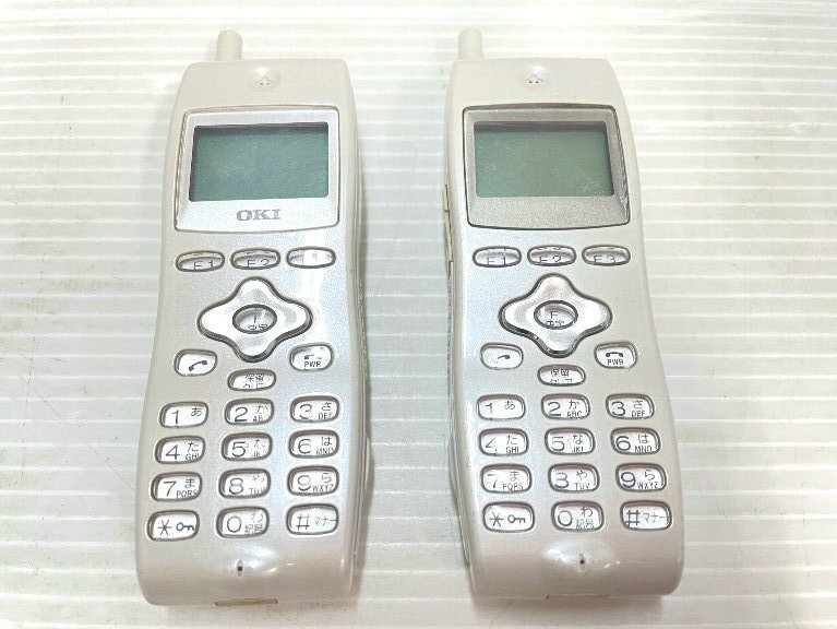 最前線の UM7700 OKI デジタルコードレスフォン ２台 ビジネス PHS本体 