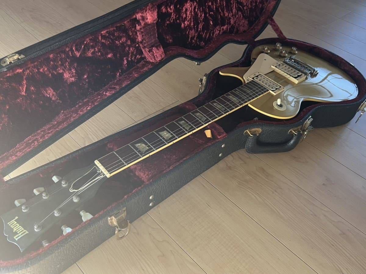 贈呈 現状品 改造点あり Burny FLG Goldtop レスポール 純正ハード