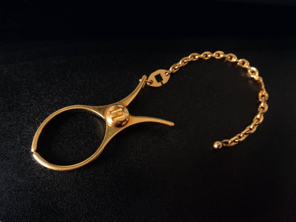 最終決算 グローブ Y1873 エルメス ゴールドカラー グローブ ホルダー