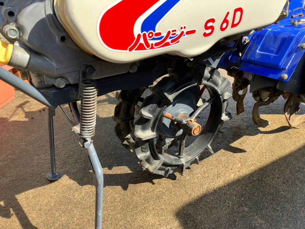 イセキ 1輪 耕運機 溝きり 畝立て 土かけ 管理機 パンジー S6D イセキ 1輪 耕運機 溝きり 畝立て 土かけ 管理機 パンジー S6D