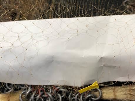 Q2558 【使用感あり】投網 魚網 3.6kg 2.5m 11節 オイカワ ウグイ 鮎の画像6