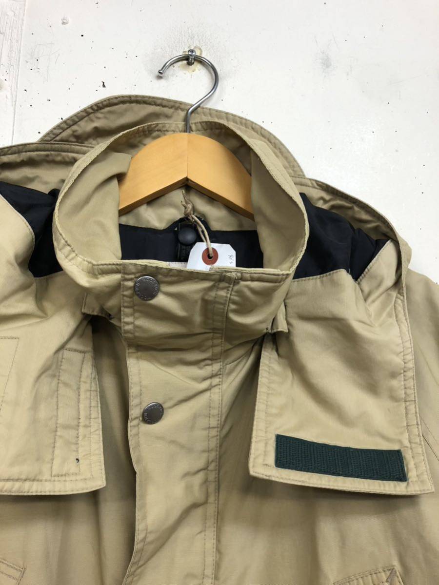 90s woolrich ウールリッチ　マウンテンパーカー　ナイロンジャケット　s ベージュ　ビンテージ_画像5