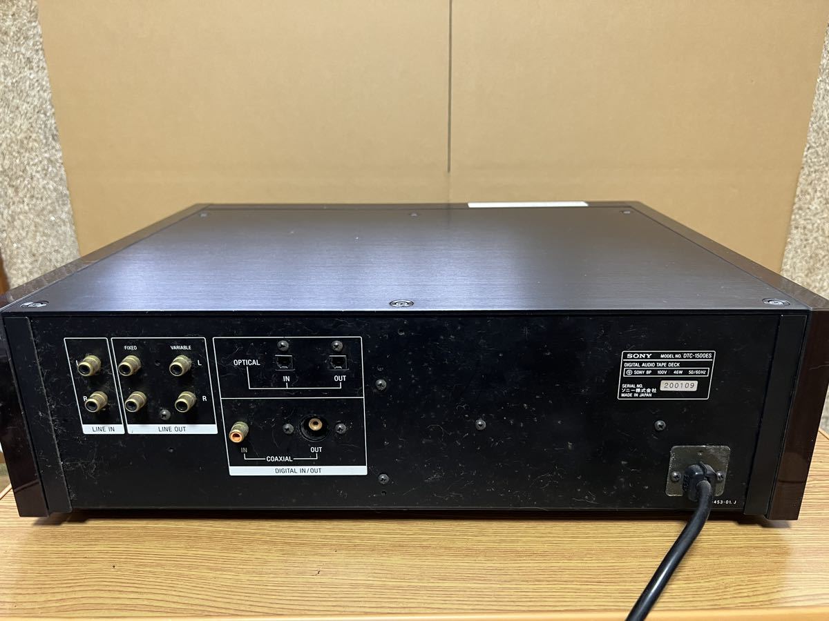 ソニー DATデッキ DTC-1500ES ソニー DATデッキ DTC-1500ES