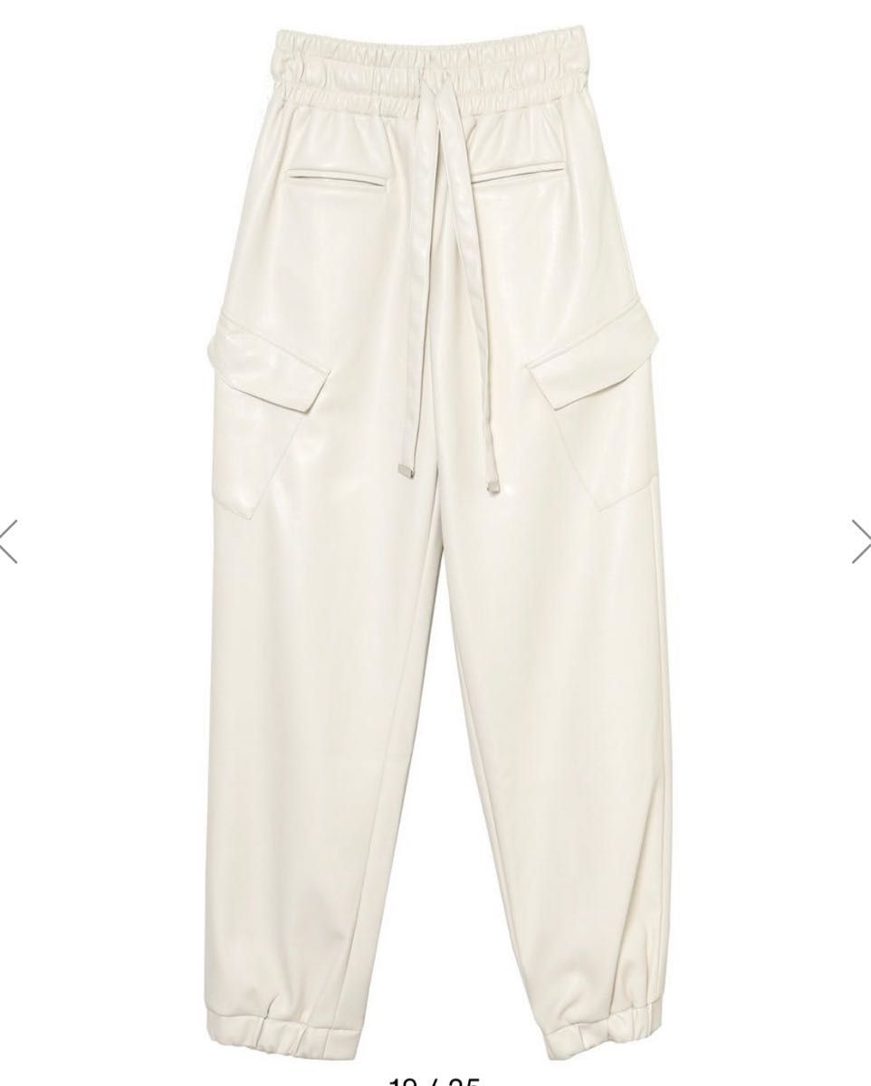 新品未使用 melt the lady メルトザレディ leather parachute pants