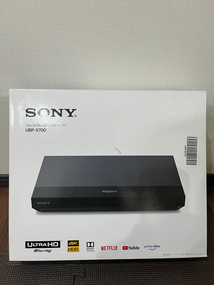 ソニーBlu-ray/DVDプレーヤー UBP-X700-