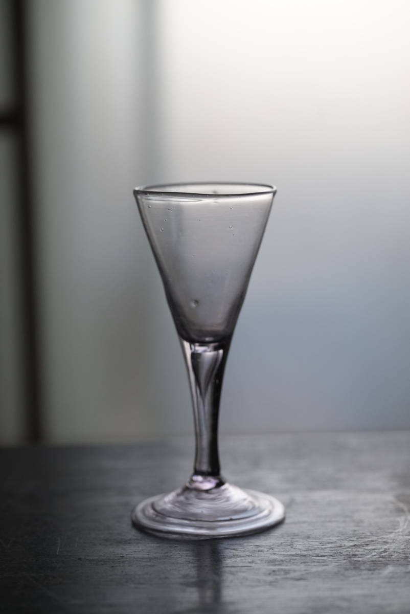 18世紀 ブルゴーニュ地方のグラス ブルギニョングラス / 1700年末・フランス / 古道具 アンティーク 硝子 ワイン アペリティフ C