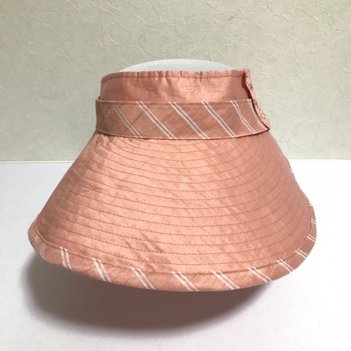 Z3 new goods [ Anteprima ANTEPRIMA ] made in Japan Kirakira * Stone attaching sun visor hat lady's hat UV processing pink free shipping 